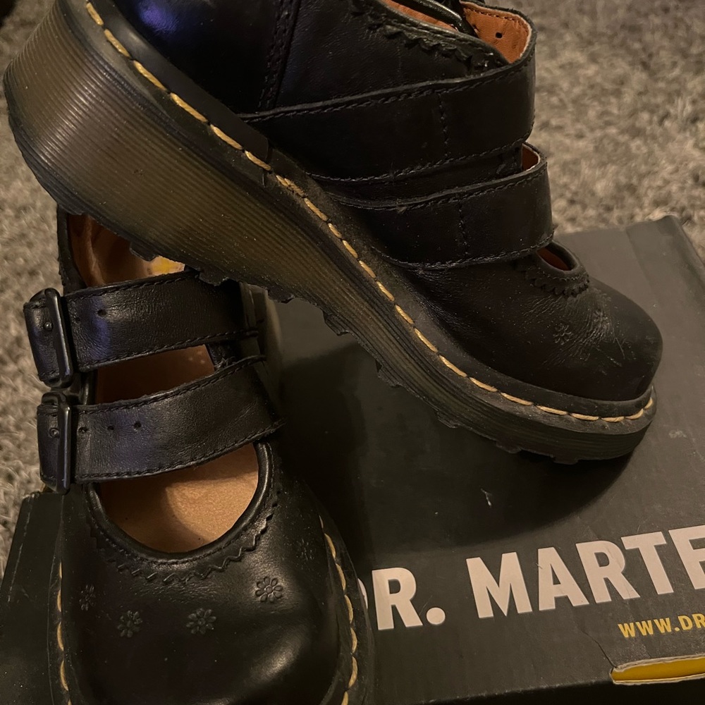 Dr Martens double strap Mary Jane